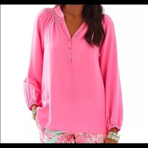 Lilly Pulitzer Elsa Top - Pink Sunset